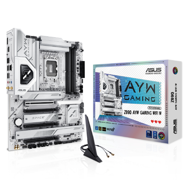  Z890 ATX Motherboard: 1851 Socket For Intel Core Ultra Processors<br>4x DDR5, 4x SATA 6Gb/s, PCIe 5.0, 1x M.2 Gen5 + 3x M.2 Gen4, USB4, 2.5GbE LAN, Wi-Fi 6 + Bluetooth 5.3, Realtek 7.1 Audio, USB4/DP  